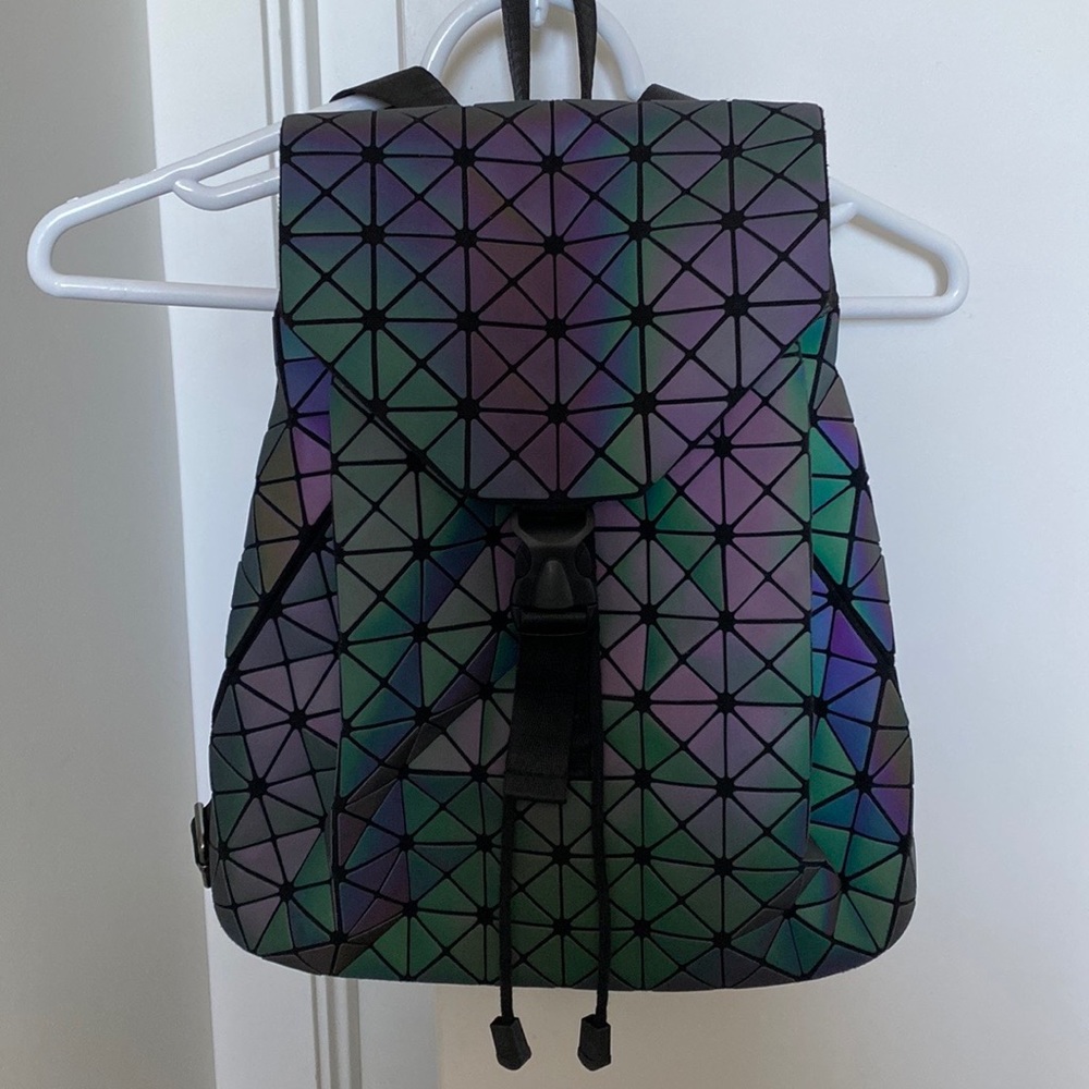 DIOMO Geometric Lingge Prizm Laser Backpack Luminous